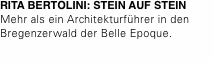 Buchprojekt (Autorin) www.johannbertolini.at Mehr als ein Archi